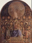 Andrea del Castagno Embrace the Son of the Virgin with Angels